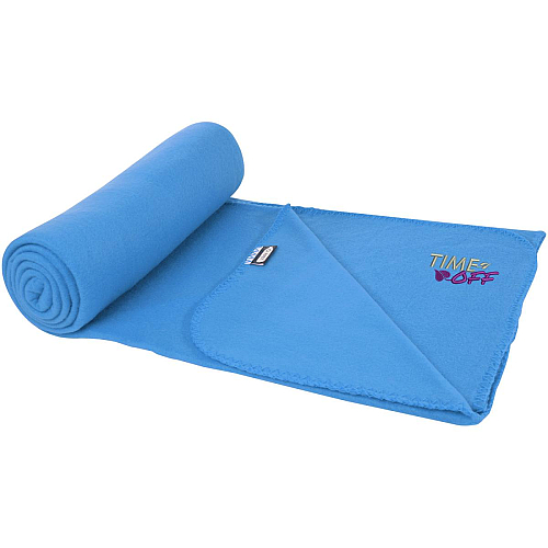 Willow GRS RPET polar fleece blanket 2