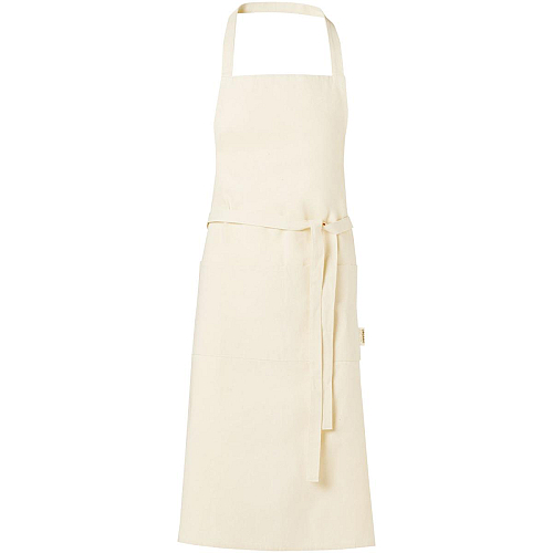 Orissa 200 g/m2 GOTS organic cotton apron 1