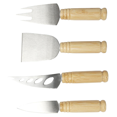 Cheds 4-piece bamboo cheese set 3