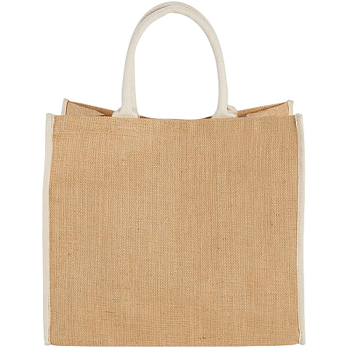 Harry coloured edge jute tote bag 25L 3