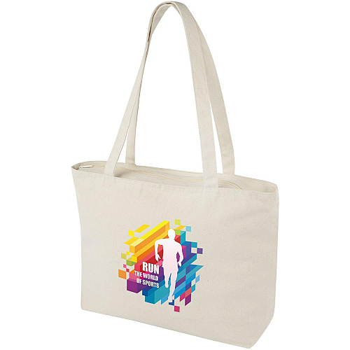 Ningbo 320 g/m² zippered cotton tote bag 15L 3