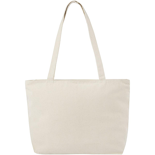 Ningbo 320 g/m² zippered cotton tote bag 15L 4