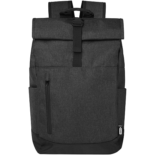 Hoss 15.6 GRS recycled roll-up laptop backpack 12L 3