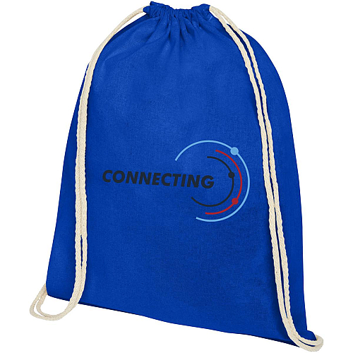 Oregon 140 g/m² cotton drawstring bag 5L 2