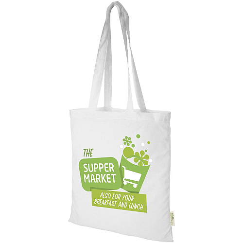 Orissa 140 g/m² organic cotton tote bag 7L 2