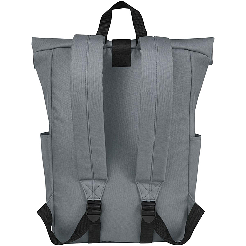 Byron 15.6 GRS RPET roll-top backpack 18L 3