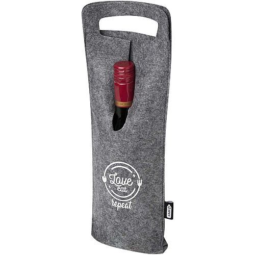 Felta 75 cl GRS recycled felt wine bag 2