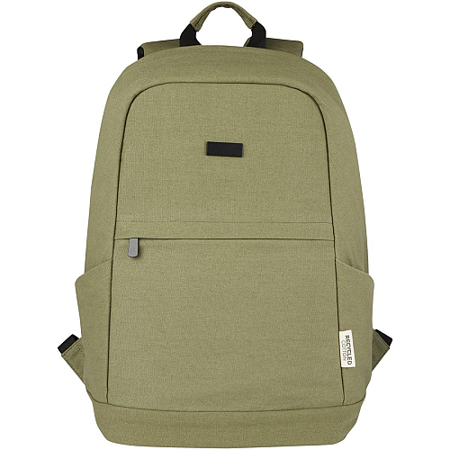 Joey 15.6 GRS recycled canvas anti-theft laptop backpack 18L 3