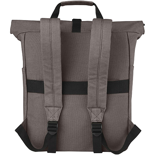 Joey 15” GRS recycled canvas rolltop laptop backpack 15L 3