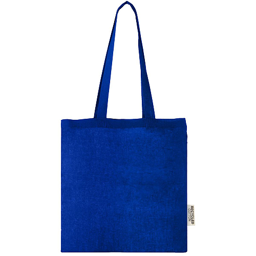 Madras 140 g/m2 GRS recycled cotton tote bag 7L 3