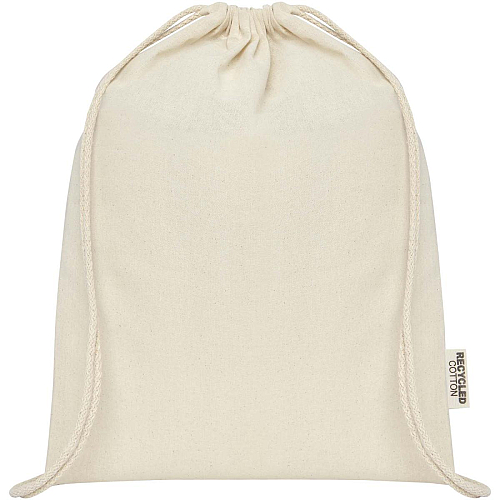 Oregon 140 g/m² GRS recycled cotton drawstring bag 2