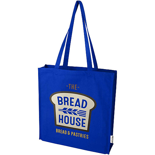 Florida 270 g/m² GRS recycled gusset tote bag 14L 2
