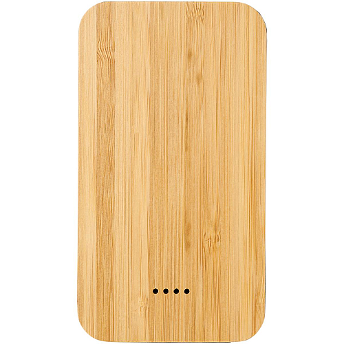 Future 6000 mAh bamboo/fabric wireless power bank 3