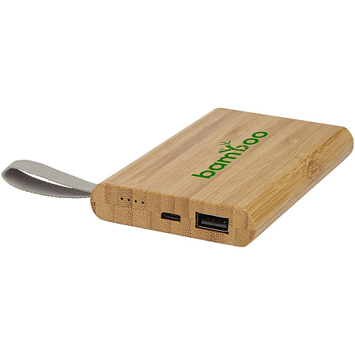 Tulda 5000 mAh bamboo power bank 2