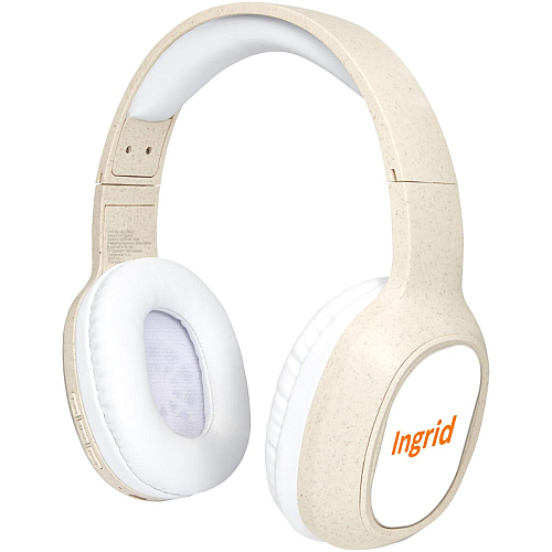 Riff wheat straw Bluetooth® headphones with microphone 3