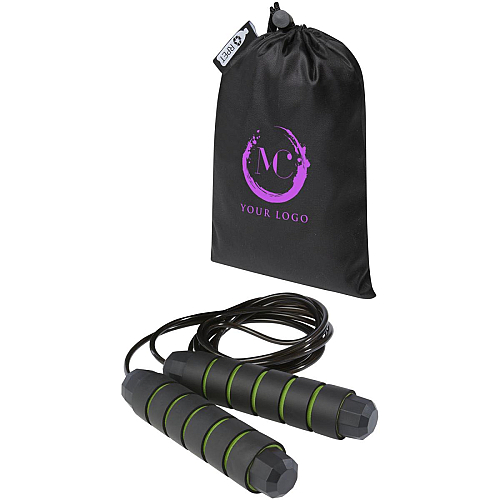 Austin soft skipping rope in recycled PET pouch 2