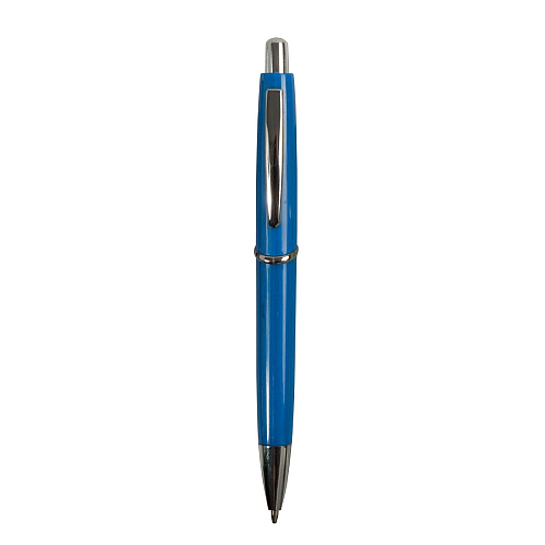 Abs plastic snap pen with coloured barrel and metal clip, jumbo refill 1