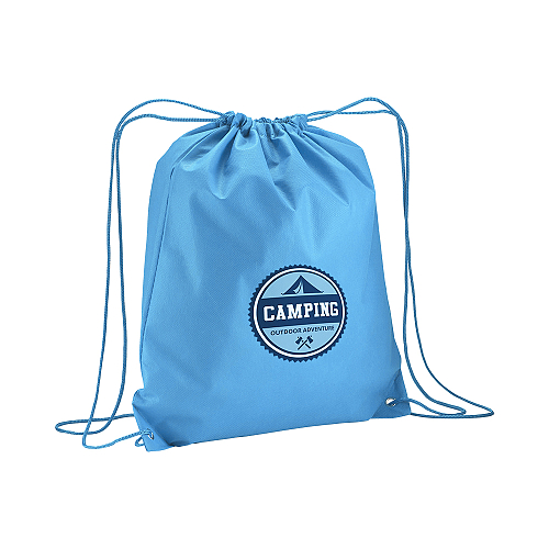 80 g/m2 non-woven fabric backpack with drawstring closure and reinforced corners 3