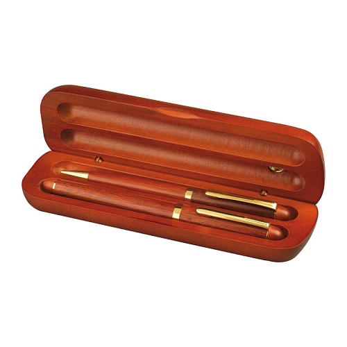 Rosewood pen set in case 2