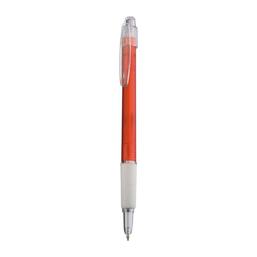 Frosted pen with rubber grip 2