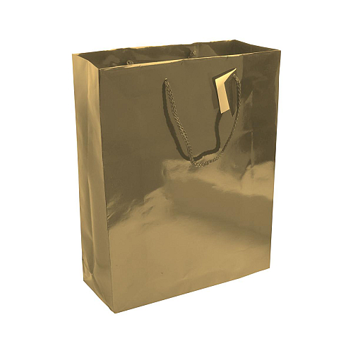 157 g/m2 laminated paper shopping bag with gusset and bottom reinforcement, string handles 1