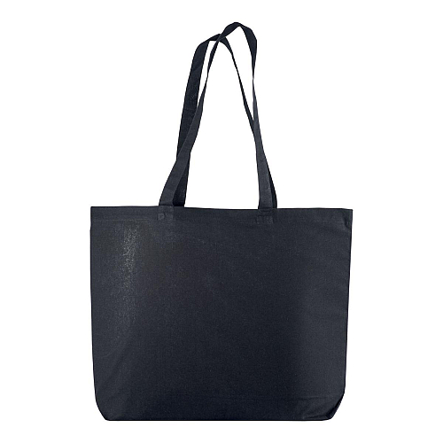 135 g/m2 cotton shopping bag, long handles and bottom gusset 2