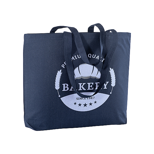 135 g/m2 cotton shopping bag, long handles and bottom gusset 3