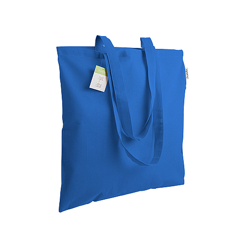 140 g/m2 organic cotton shopping bag, long handles 1