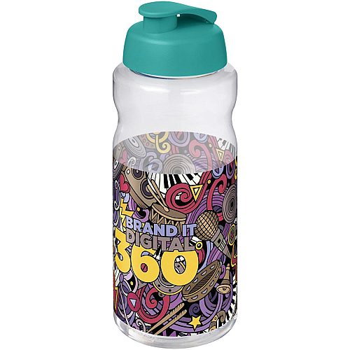 H2O Active® Big Base 1 litre flip lid sport bottle 2