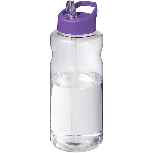 H2O Active® Big Base 1 litre spout lid sport bottle 1