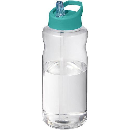 H2O Active® Big Base 1 litre spout lid sport bottle 1