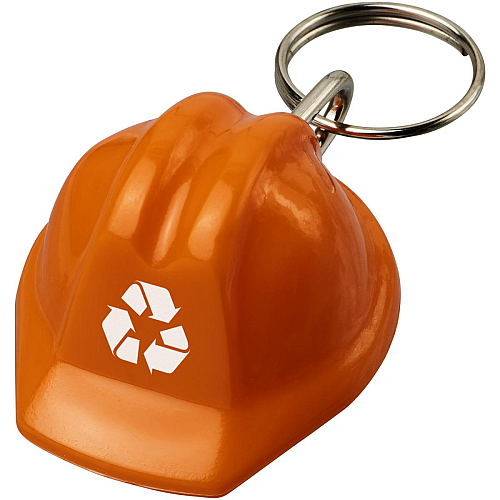 Kolt hard hat-shaped recycled keychain 2