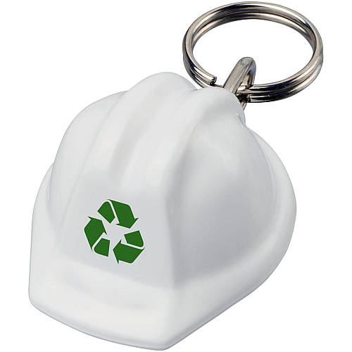 Kolt hard hat-shaped recycled keychain 2