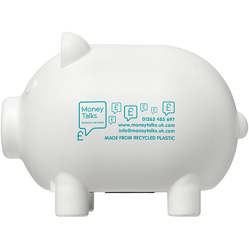 Oink recycled plastic piggy bank 2