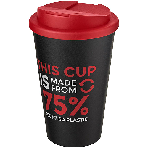 Americano® Eco 350 ml recycled tumbler with spill-proof lid 2