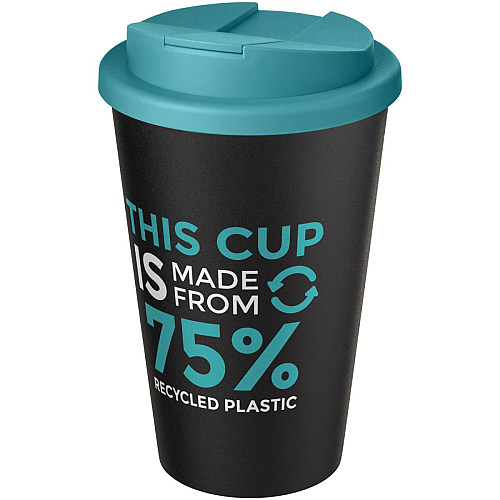 Americano® Eco 350 ml recycled tumbler with spill-proof lid 2