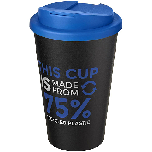 Americano® Eco 350 ml recycled tumbler with spill-proof lid 2