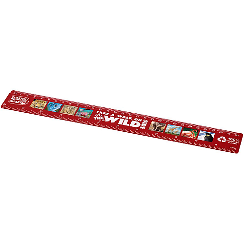 Refari 30 cm recycled plastic ruler 2