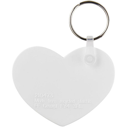 Tait heart-shaped recycled keychain 4