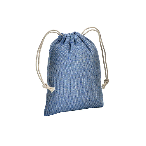 Recycled cotton gift bag, 150 g/m2, 10 x 14 cm 1