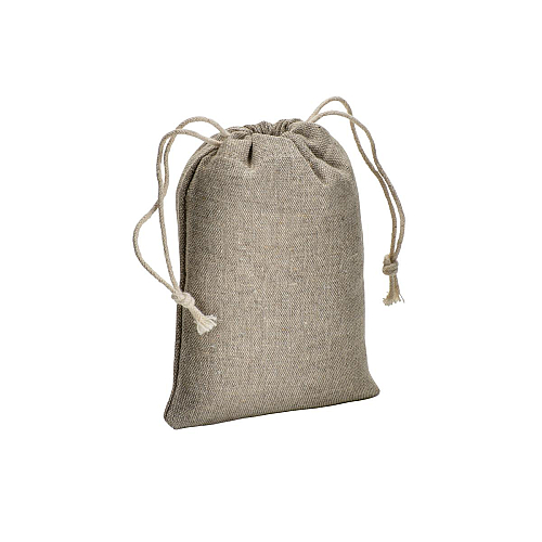 Recycled cotton gift bag, 150 g/m2, 10 x 14 cm 1