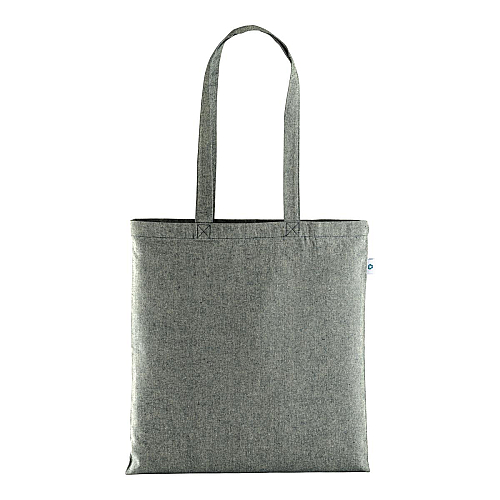 Recycled cotton shopping bag 190 g/m2, long handles, 38 x 42 cm 2