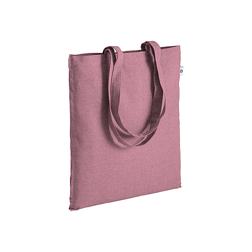 Recycled cotton shopping bag 190 g/m2, long handles, 38 x 42 cm 1