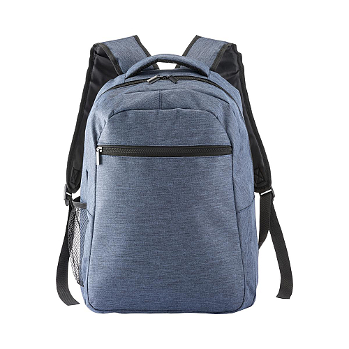 Laptop backpack (15'')in polyester with melange effect 2