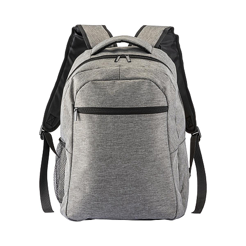 Laptop backpack (15'')in polyester with melange effect 2