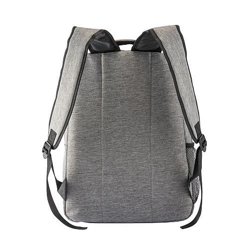 Laptop backpack (15'')in polyester with melange effect 3