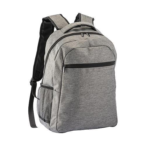 Laptop backpack (15'')in polyester with melange effect 1