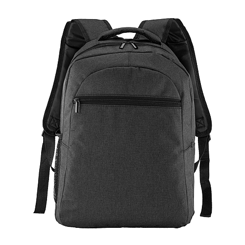 Laptop backpack (15'')in polyester with melange effect 2