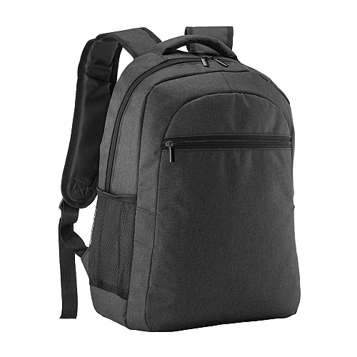 Laptop backpack (15'')in polyester with melange effect 1