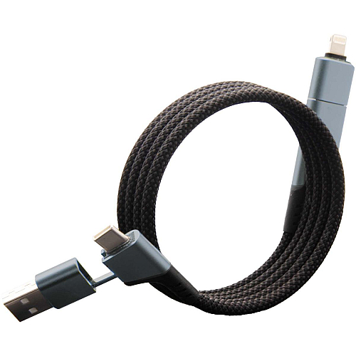 SCX.design C52 100W 4-in-1 rPET magnetic ultra fast charging cable  1